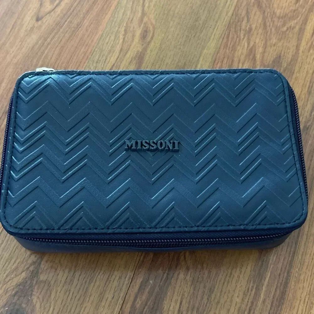 Missoni for delta navy bag travel bag cosmetic bag